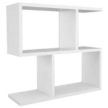 Mesa de Centro Jennifer, Aglomerado de Melamina Blanco, 60x20x60 cm