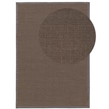 Alfombra de sisal Sana gris 140x200 cm para interior y exterior