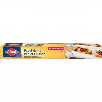 Albal Papel vegetal para horno, antiadherente, impermeable, 8 m