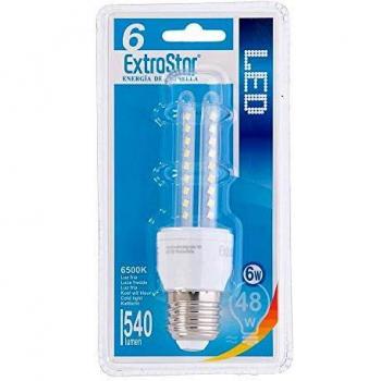 Bombilla LED E27 6W 480Lm Luz Fría