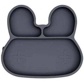 We Might Be Tiny - Plato de silicona, diseño de conejo, color gris