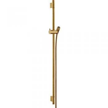 Hansgrohe Unica S Puro 90 cm Shower Rail with 160 cm Hose in Brushed Bronze