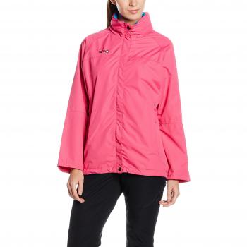 Izas Chira Chaqueta Impermeable, Mujer, Fuxia/Turquesa, XS