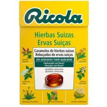Ricola Caramelos de Hierbas Suizas Sin Azúcar con Estevia 50g