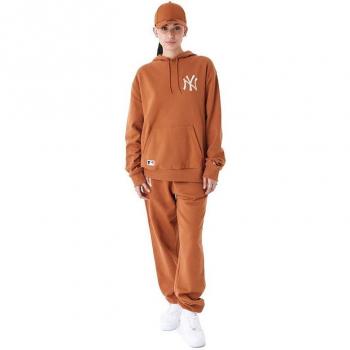 New Era NY Yankees Essential Oversized Hoodie - Male - Brown - Size S