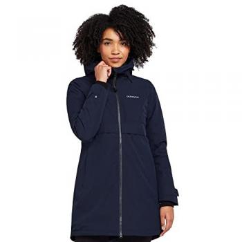 Didriksons Women's Helle Parka 5 - Dark Night Blue, Size 8