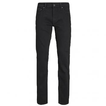 Jack & Jones Regular-Fit Black Denim Jeans for Men - Model JJICLARK JJEVAN, Size 31/30