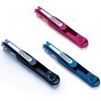 Cortauñas y Lima de Carbono Innoxa, 9cm, 24 piezas (3 colores)