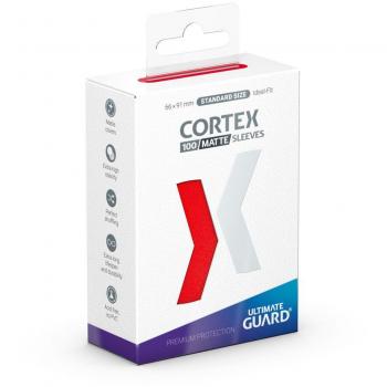 Fundas Ultimate Guard Cortex Tamaño Estándar Rojo Mate