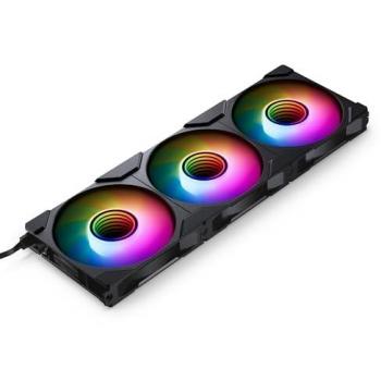 Ventilador Phanteks M25 Gen2 120mm Triple Pack PWM D-RGB Alto Flujo Negro