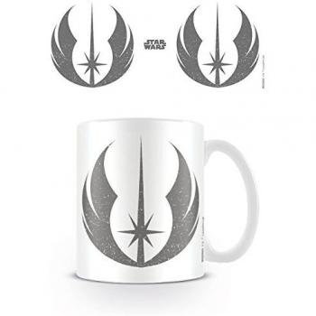 Star Wars MG23503 8 x 11,5 x 9,5 cm Jedi símbolo Taza de cerámica, Multi-Color