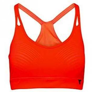 Diadora Sport 102172901 L Sujetador, Mujer, Corallo Fluo, XS