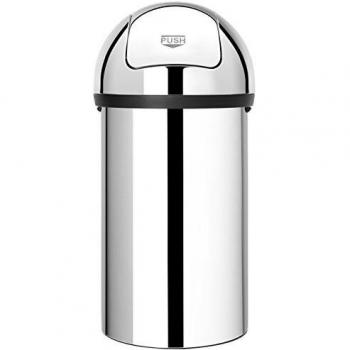 Brabantia 60 Litre Brilliant Steel Push Bin