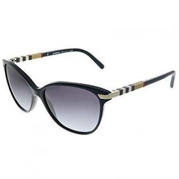 Burberry Women's 0BE4216 30018G 57 Sunglasses, Black/Gradient