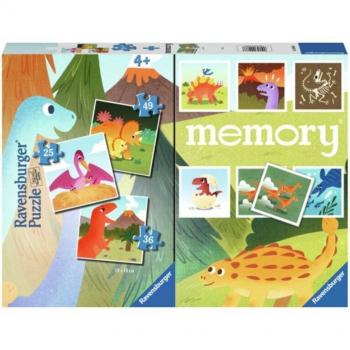 Ravensburger - Dinosaurios Memory y Puzzle multipack