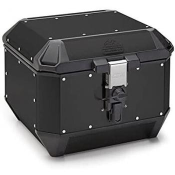 Maleta Central para Moto Givi Trekker Alaska 44L Black Line MK de Aluminio Color Negro