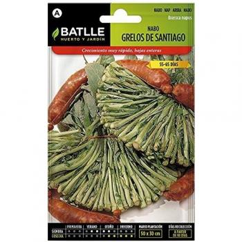 Semillas Hortícolas - Nabo Grelos de Santiago - Batlle