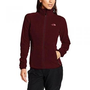 North Face W 100 Glacier Full Zip - Sudadera para mujer, color rojo, talla M