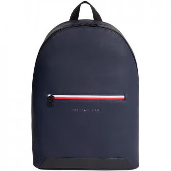Tommy Hilfiger Men's Small Dome Backpack - Space Blue - One Size with Laptop Compartment