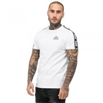 Camiseta de Manga Corta Lonsdale Brindister Blanca para Hombre 3XL