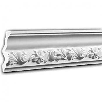 Cornisa Decorativa Rococó-Barroca Blanca 2 m Profhome