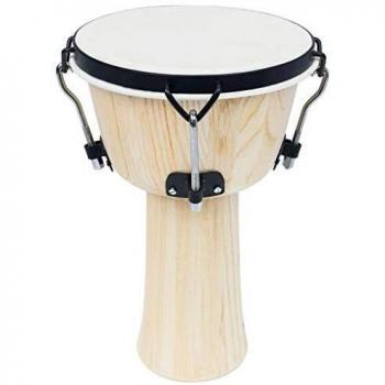 vidaXL Tambor Djembe con Tensores Barra 25 cm Piel de Cabra Instrumento Musica