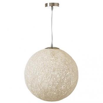 Lámpara de Techo Minimalista Blanca de Metal 45x45x20 cm para Salón - Lola Home