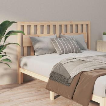 Cabecero de cama 155,5x4x100 cm madera maciza de pino
