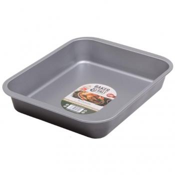 Bandeja Antiadherente Baker & Salt® Mediana 36cm Plata