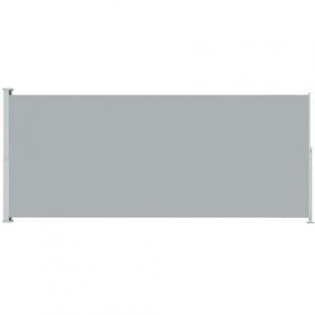 vidaXL Patio Retractable Side Awning 200x500 cm Grey