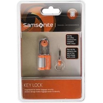 Samsonite  Kofferschloss mit Schlüssel, orange, 45574