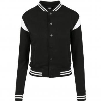 Urban Classics Women's Inset College Teddy Sweat Jacket