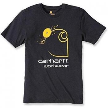 Carhartt T-Shirt Maddock Graphic Saw, Color:black;Größe:L