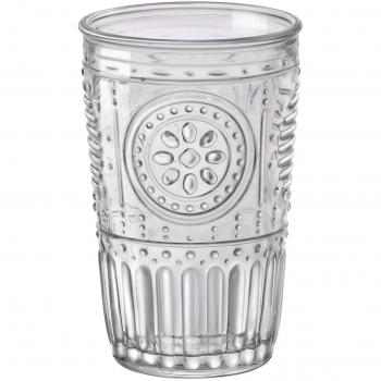 Bormioli Rocco Romantic Juego de 6 Vasos 32,5 cl, Cristal Transparente, 8 x 8 x 12,5 cm