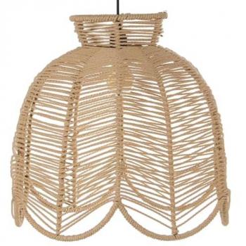 Lámpara de Techo Alexandra House Living Marrón Natural Ratán Fibra Natural 60 W 50 x 165 x 50 cm