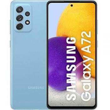 Samsung Smartphone Galaxy A72 con Pantalla Infinity-O FHD+ de 6,7 Pulgadas, 6 GB de RAM y 128 GB de Memoria Interna Ampliable, Batería de 5000 mAh y Carga Superrápida