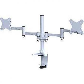 NewStar FPMA-D1330DWHITE - Soporte de Escritorio para Monitor, Color Blanco