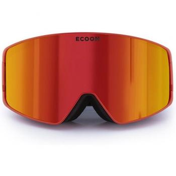 Máscara de ski Ecoon Zermatt - Protección UV, antiempañante, diseño ergonómico, lente doble, ventilación óptima, compatible con casco