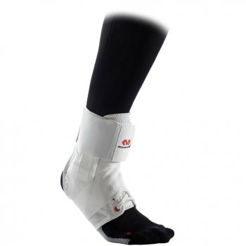 McDavid 195 Estabilizador de tobillo con cinta Unisex adulto, Blanco, M