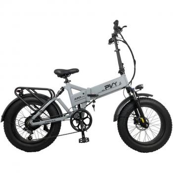 Bicicleta Eléctrica PVY Z20 Plus 1000W, Motor 250W, Batería 48V/16.5Ah, Autonomía hasta 120km, Ruedas de 20