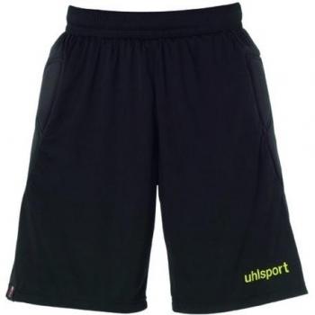 uhlsport Pantalones Cortos Reversible TW, Todo el año, Unisex, Color Schwarz/Fluo Gelb, tamaño XXS