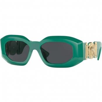 Versace VE4425U Sunglasses, Color 536487, Men's Geometric Green, Size 54 MM