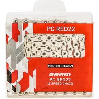 SRAM 00.2518.005.003 Cadena Red 22, Hollowpin, 114 eslabones, 11v, Unisex Adulto