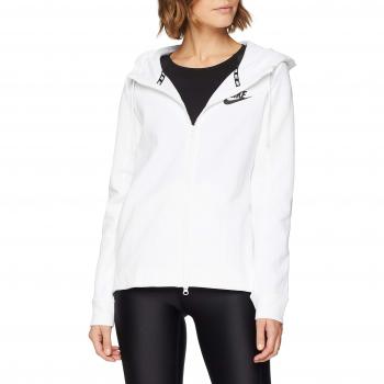 Nike W NSW OPTC Hoodie FZ, Chaqueta para Mujer, Blanco