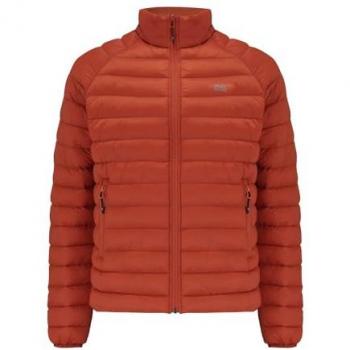 Burnt Orange Men's Insulated Jacket - Mac in a Sac Synergy