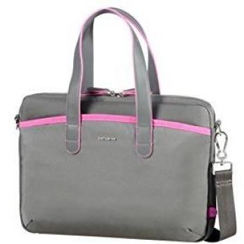 SAMSONITE Nefti - Bailhandle 13.3 Maletín, 35 cm, 6 Liters, Gris