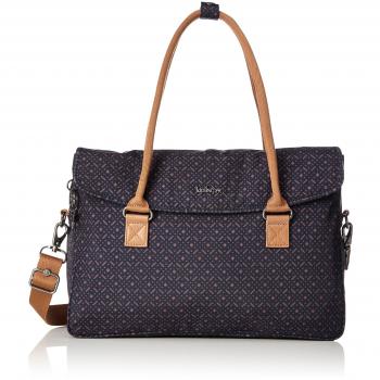 Kipling - SUPERWORK S - Bolso Para Portátil - Woven Blue Geo -