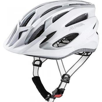 ALPINA MTB 17 Bicicleta Casco, Primavera/Verano, Unisex, Color Blanco Plateado, tamaño 58-61 cm