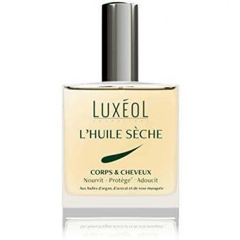 Luxéol - Aceite seco para cuerpo y cabello, nutritivo, protege, suavizante, fabricado en Francia, 100 ml.