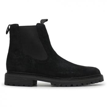 Clarks Clarkridge Top Men's Black Suede Chelsea Boots Size 44